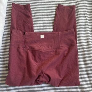 Vuori Women's Burgundy Leggings